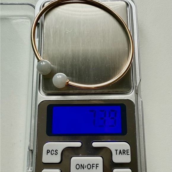 Tiffany & Co 18k Rose Gold Hardwear Moonstone Cuff Bracelet - Picture 5 of 7